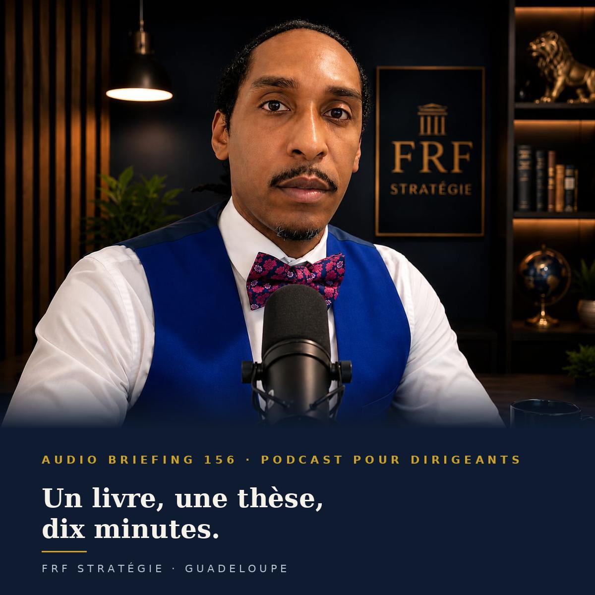 Audio Briefing 156, podcast de stratégie pour dirigeants en Guadeloupe — Frédéric-Raoul FIRCA, FRF STRATÉGIE